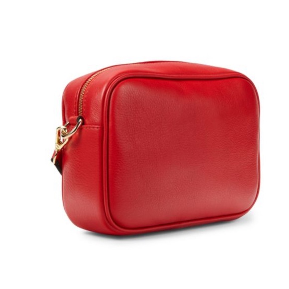 NWT Valentino Red Leather Crossbody Bag - Picture 4 of 14